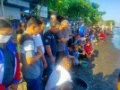 PELEPASAN TUKIK, TRANSPLANTASI KARANG, UNDERWATER CLEAN UP DI PANTAI PENIMBANGAN