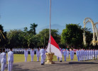 UPACARA PERINGATAN DETIK-DETIK PROKLAMASI DI LAPANGAN I GUSTI NGURAH RAI