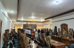 PLT. KADIS LH, AGUS HARTIKA, MENGHADIRI UNDANGAN ENTRY MEETING DI RUMAH JABATAN BUPATI BULELENG