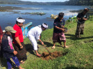 PENANAMAN POHON BODI DI DANAU BUYAN