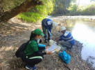 UPTD LAB LH BERSAMA LAB ANUGERAH ANALISIS SEMPURNA AMBIL DAN UJI SAMPEL AIR SUNGAI DAYA