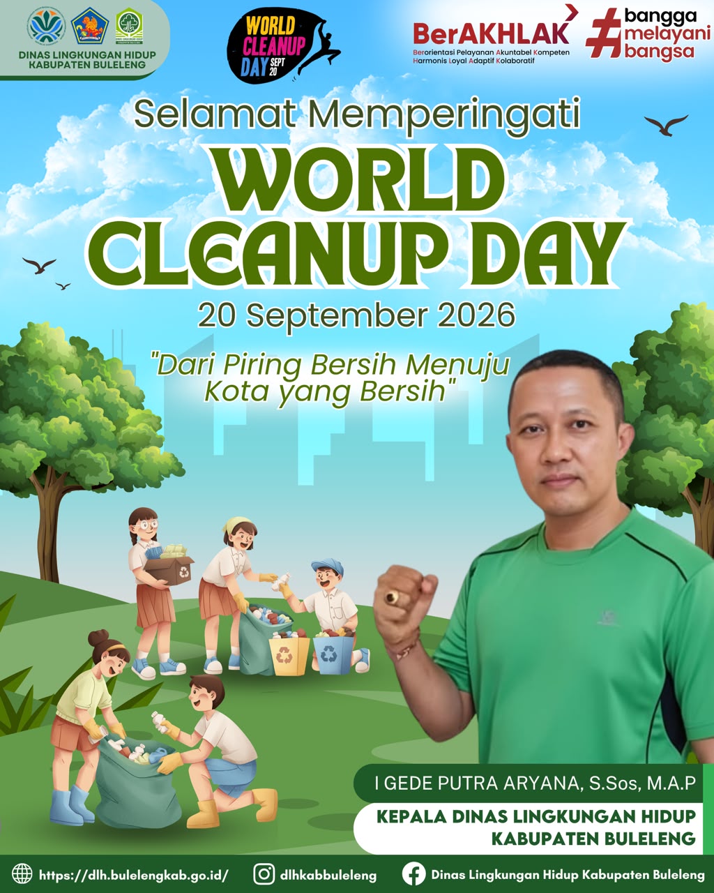 SELAMAT MEMPERINGATI WORLD CLEANUP DAY