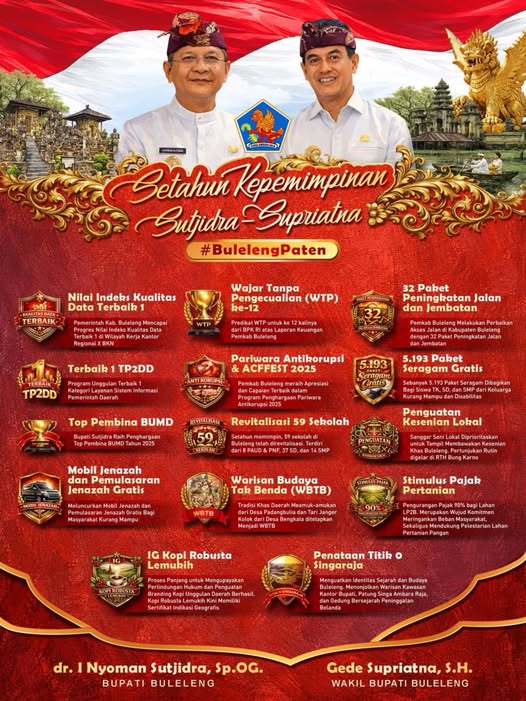 SATU TAHUN KEPEMIMPINAN BUPATI BULELENG 