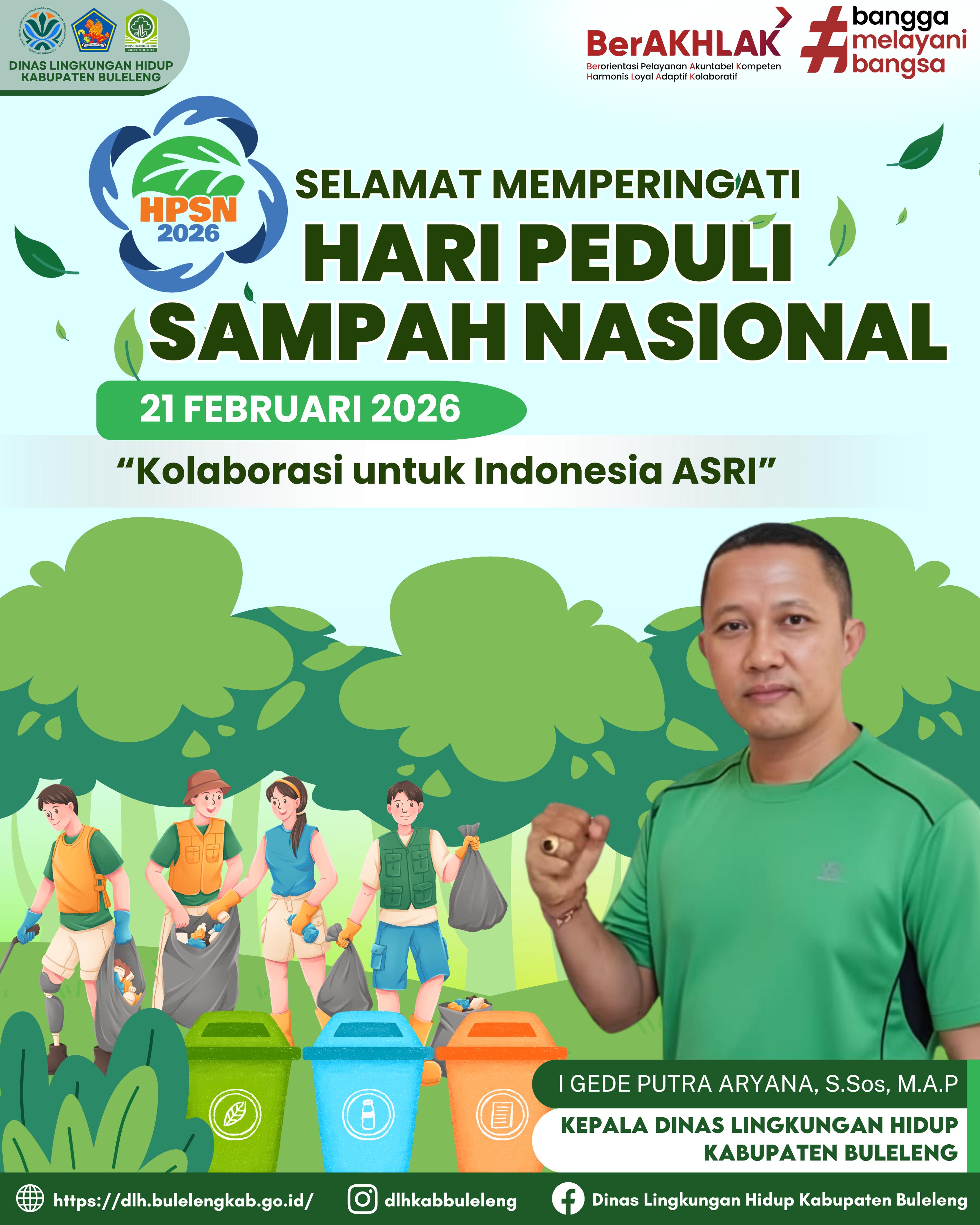 SELAMAT MEMPERINGATI HARI PEDULI SAMPAH NASIONAL