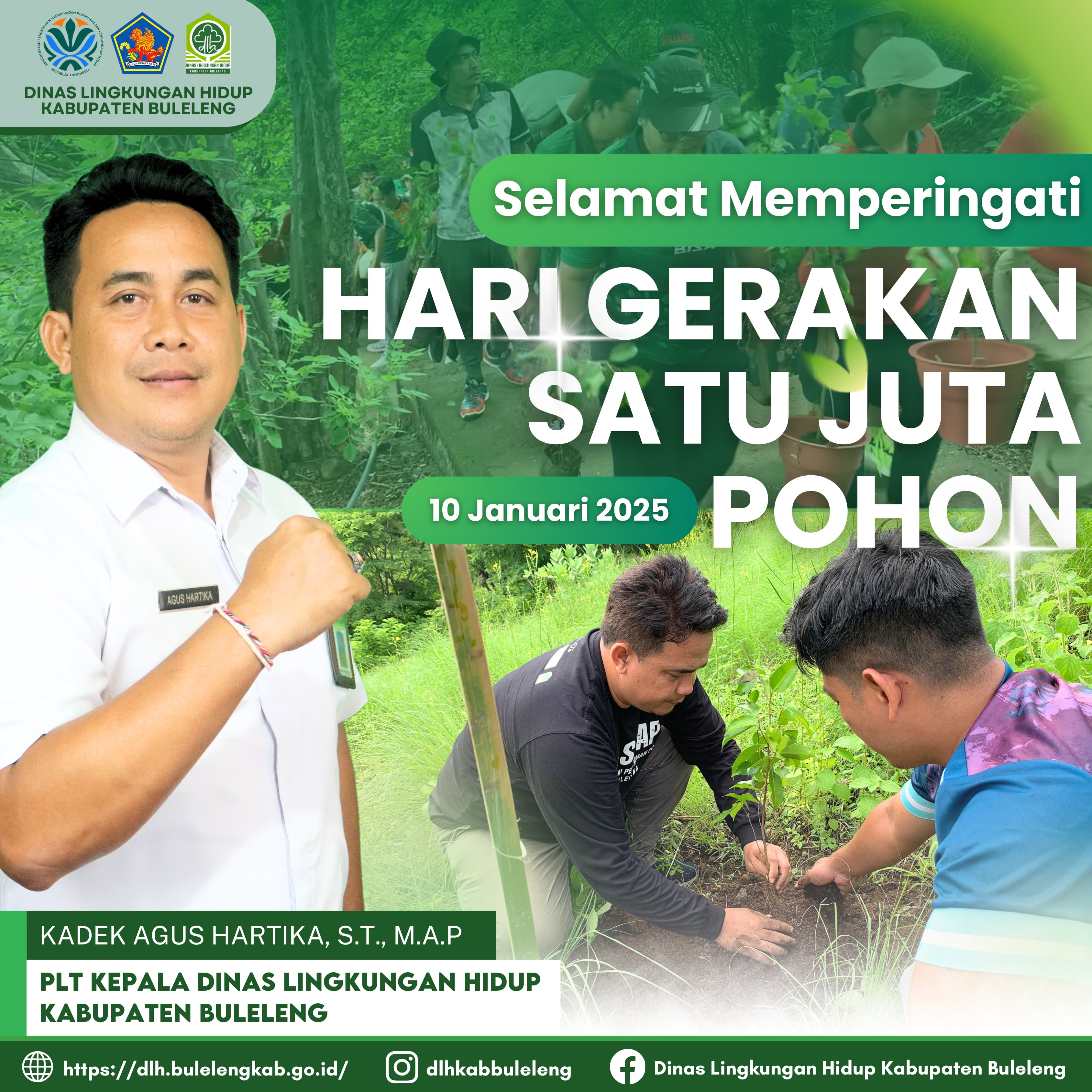 UCAPAN HARI GERAKAN SATU JUTA POHON TAHUN 2025