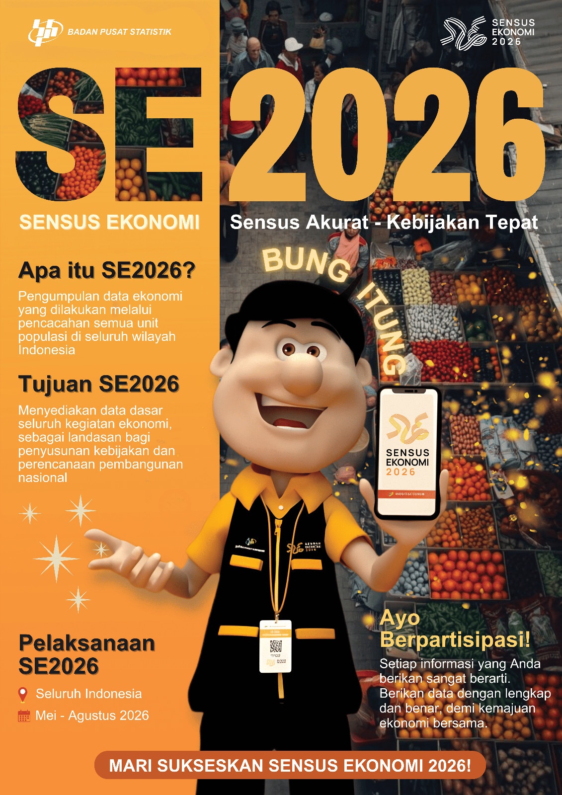 MARI SUKSESKAN SENSUS EKONOMI TAHUN 2026