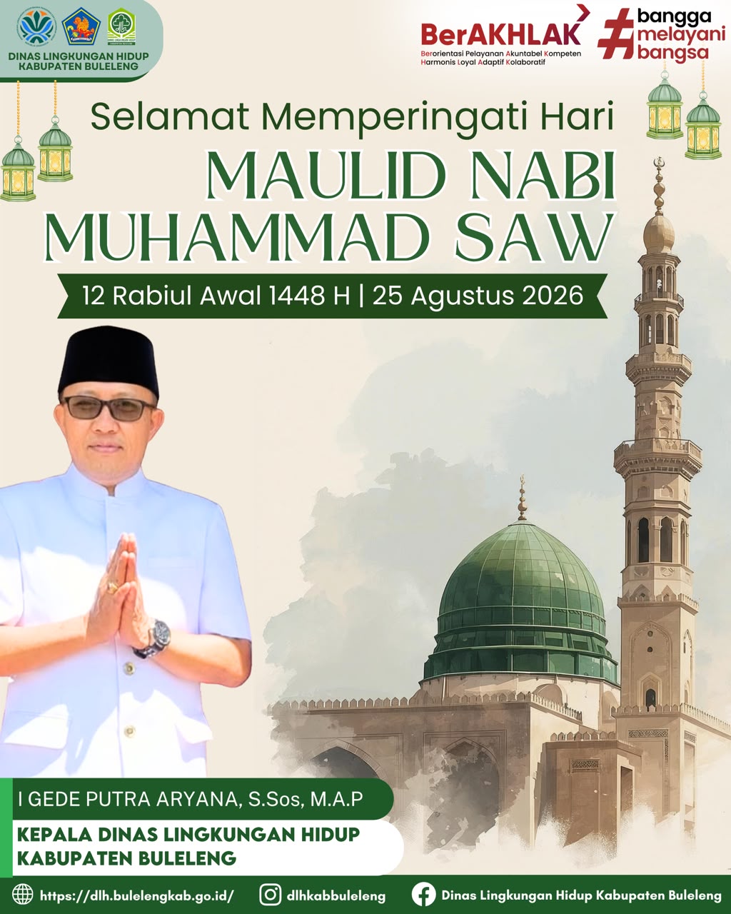 SELAMAT MEMPERINGATI HARI MAULID NABI MUHAMMAD SAW