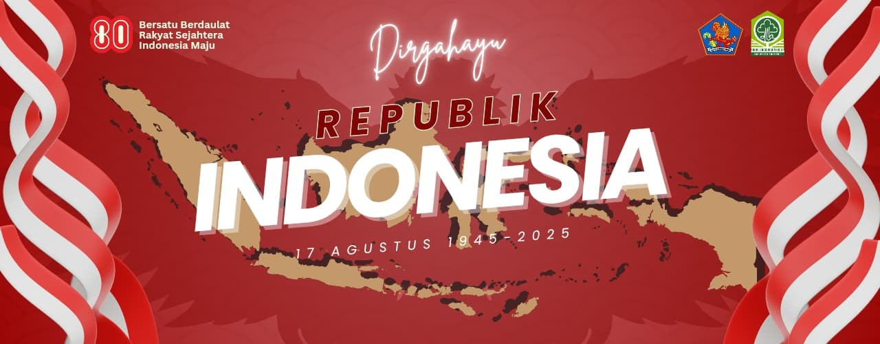 DIRGAHAYU REPUBLIK INDONESIA KE-80: BERSATU BERDAULAT, RAKYAT SEJAHTERA, INDONES